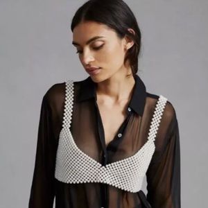 Pearl beaded Bralette